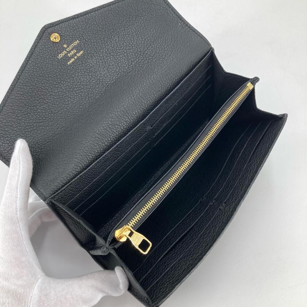 Louis Vuitton Portefeuille Wallet Sarah Long Black - Picture 12 of 15